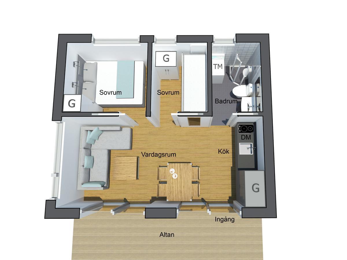 Kostergarden Appartement Sydkoster Kamer foto